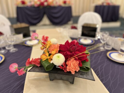 和の美しさを感じる■会場装花コーディネート■