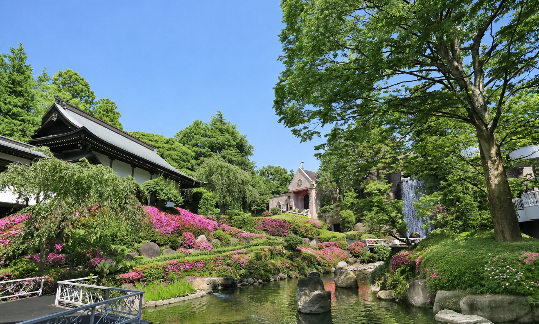 日本庭園の風景
