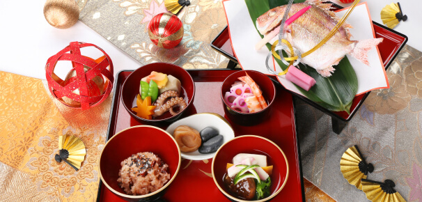 お食い初めの祝い膳