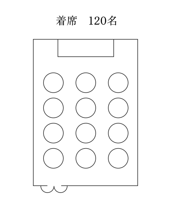 メヌエットのレイアウト例