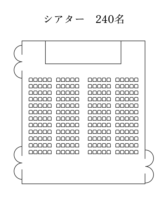 シンフォニーのレイアウト例